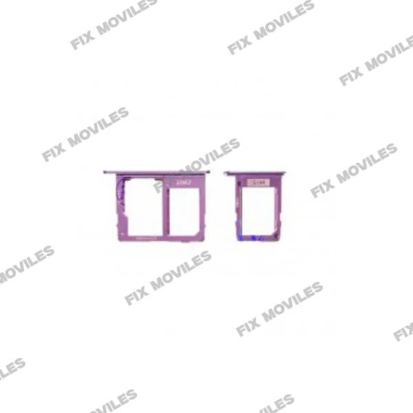 Purple SIM+SIM2+Micro SD tray set Samsung J6 2018 (J600)