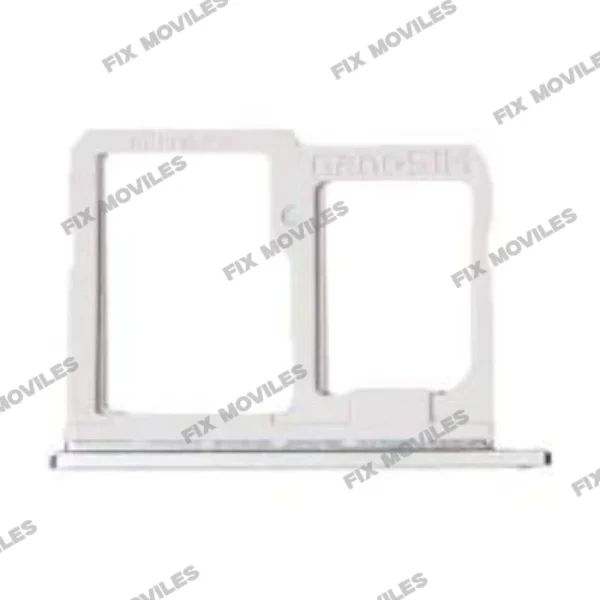 SIM and MicroSD card tray for LG Q6 M700A - Silver