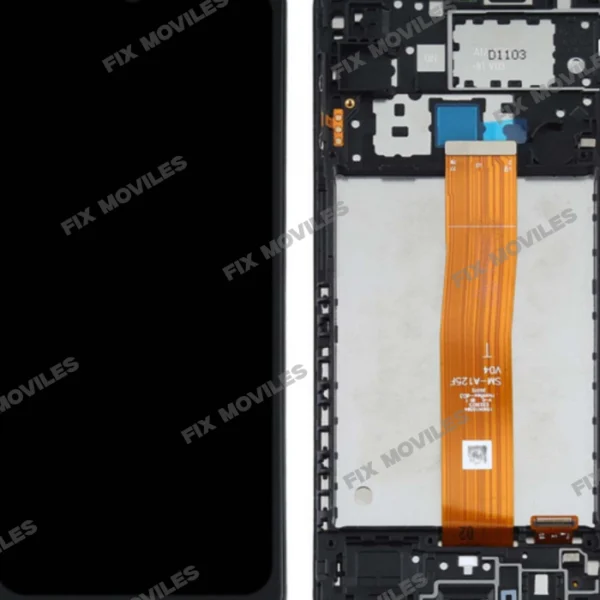 Samsung A12 A125F screen with frame ORIGINAL