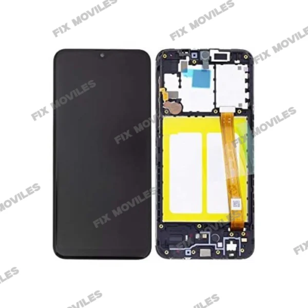 Samsung A20E A202F screen with frame COMPATIBLE