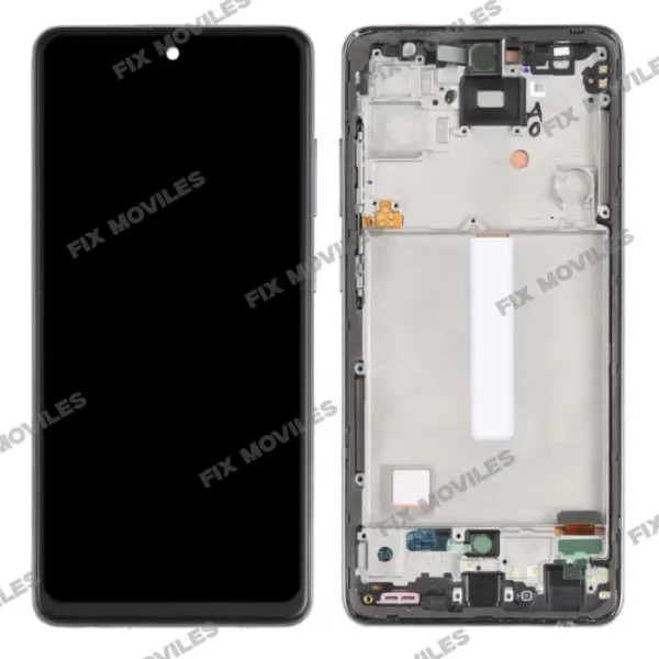 Samsung A52 A526 Silver Frame Screen ORIGINAL