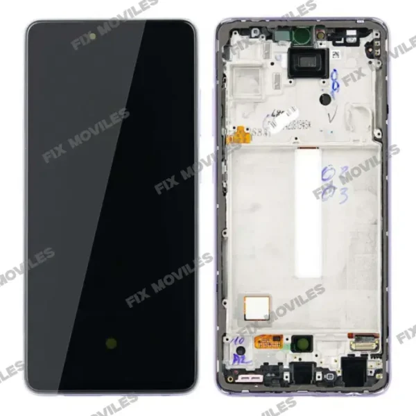 Samsung A52 A526 screen with purple frame ORIGINAL