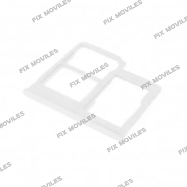 White Dual SIM+Micro SD tray Samsung A40 (A405)