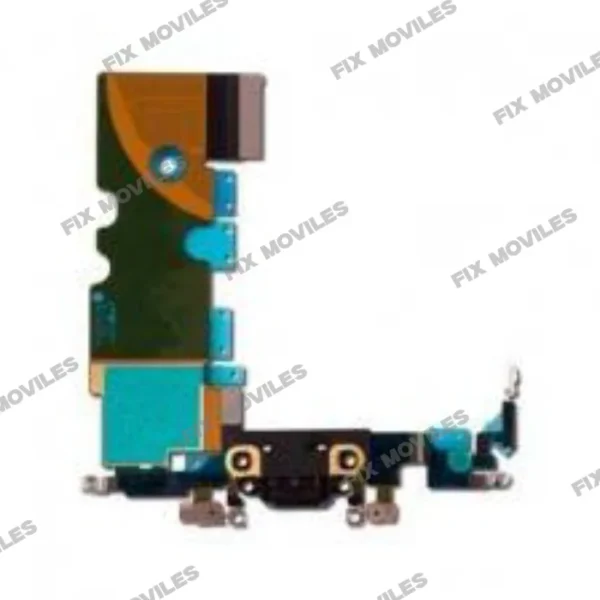 Black charging flex cable for iPhone 8