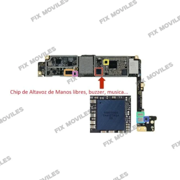 Buzzer_Hands-Free Audio IC Chip for iPhone 7_7 Plus