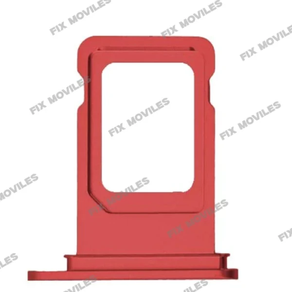 Red iPhone XR SIM Tray