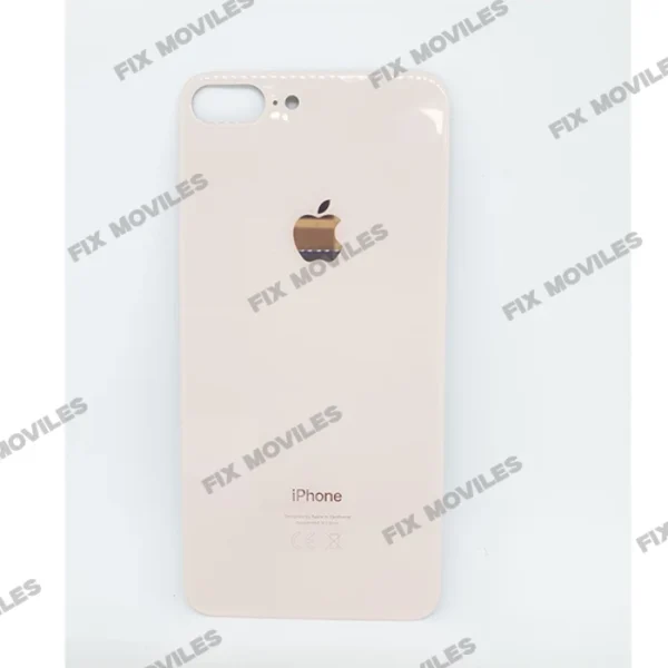 Tapa trasera Iphone 8 Plus Dorada