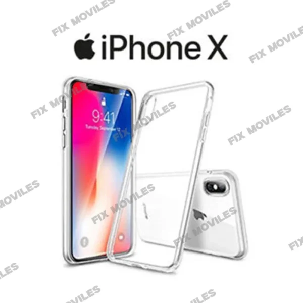 Transparent iPhone X Gel Case