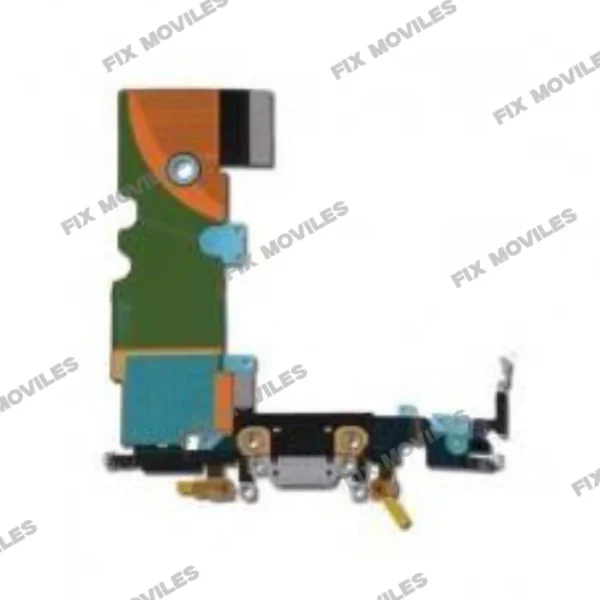 White charging flex cable for iPhone 8