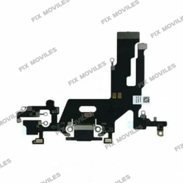 iPhone 11 Black Charging Port and Microphone Flex Cable