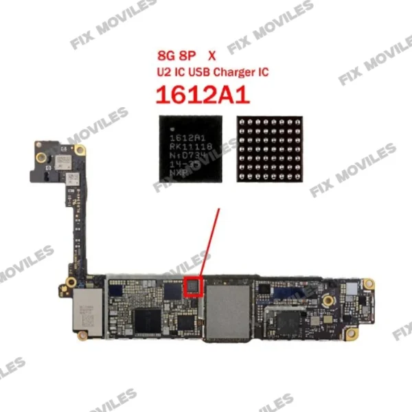 iPhone 8 _ 8+ _ X U6300 _ 1612A1 Charging IC Chip
