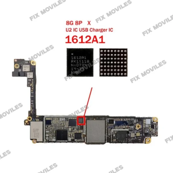 iPhone 8 _ 8+ _ X U6300 _ 1612A1 Charging IC Chip