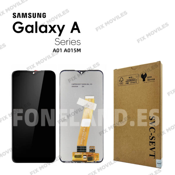Pantalla Samsung Galaxy A01 A015M Negra Completa
