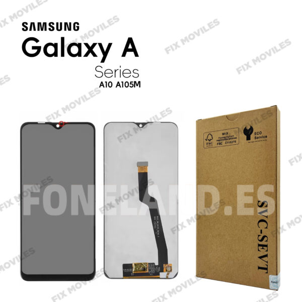 Pantalla Samsung A105m / M105m A10 / M10 2019 Negro SERVICE PACK