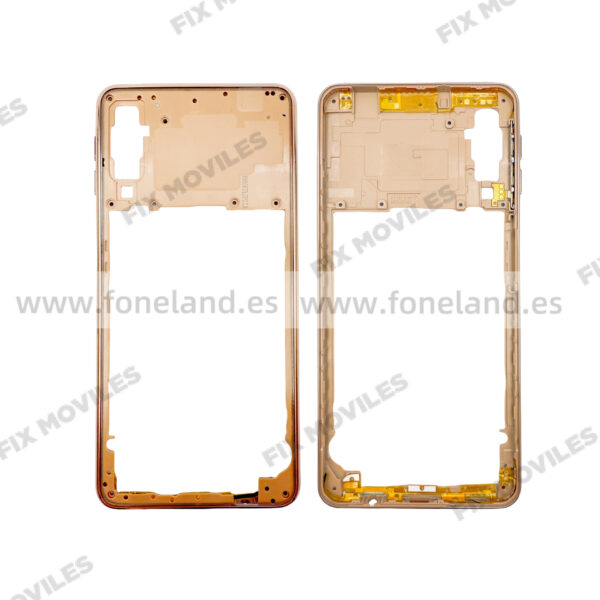 Carcasa Intermedia para Samsung A7 2018 A750F Dorado