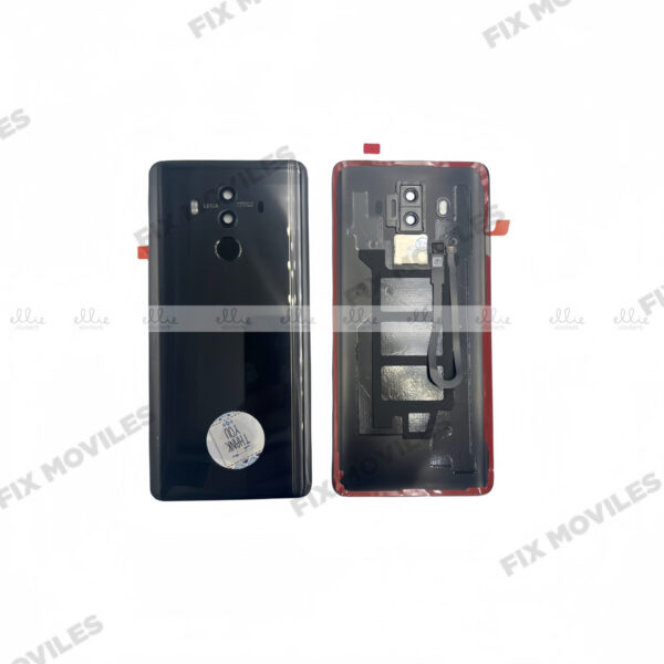 Tapa Trasera para Huawei Mate 10 Pro Negra con Lente y Huella