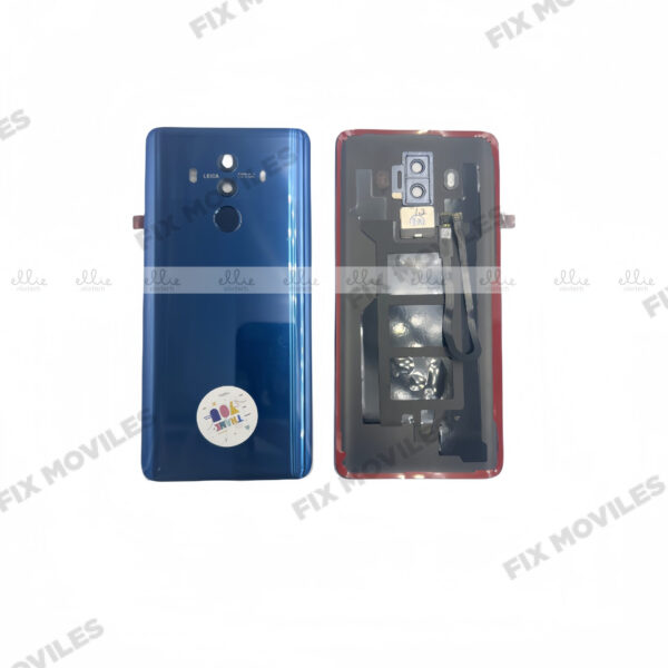 Tapa Trasera para Huawei Mate 10 Pro Azul con Lente y Huella
