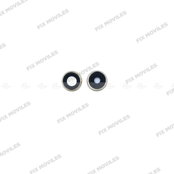 Lente Cristal Camara con Marco para Huawei Mate 20 Lite Dorado