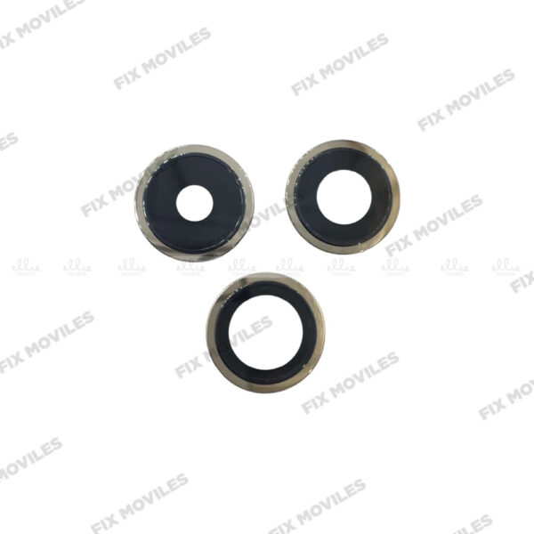 Lente Cristal Camara + Marco para iPhone 14 Pro/14 Pro Max Dorado