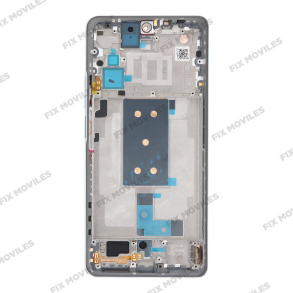 Pantalla Xiaomi Mi 11T / Mi 11T Pro Plateado con marco LCD+TACTIL Completo SERVICE PACK
