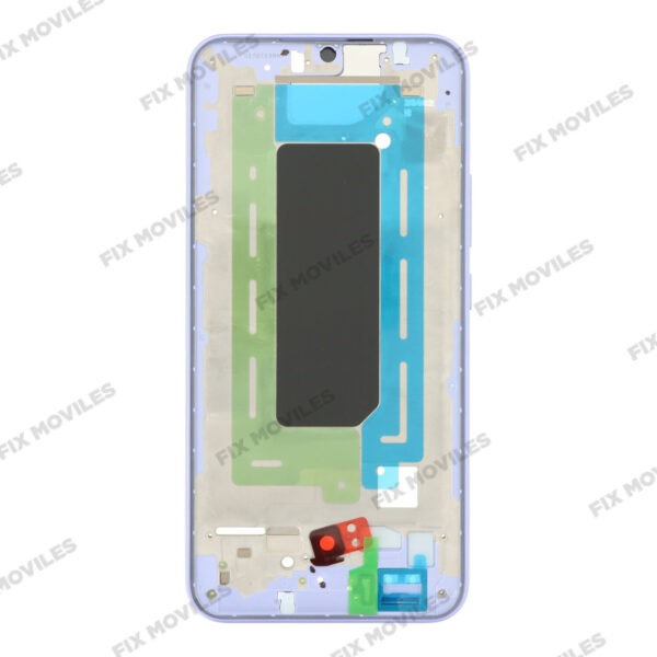 Carcasa Frontal para Samsung A34 5G A346B Lila con adesivo pantalla completo