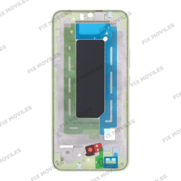 Carcasa Frontal para Samsung A34 5G A346B Verde Lima con adesivo pantalla completo