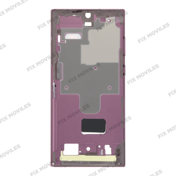 Carcasa Frontal para Samsung S22 Ultra S908B Lila con adesivo pantalla completo