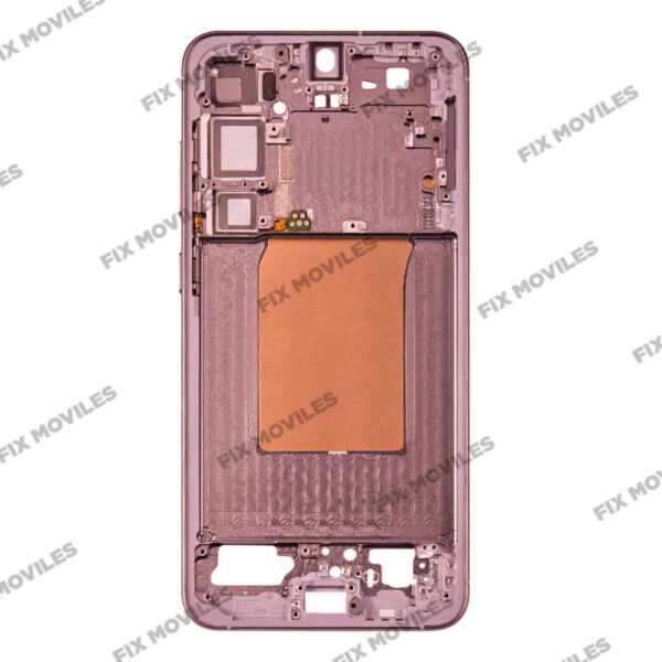 Carcasa Frontal para Samsung S25 Plus 5G S936B Rojo con adesivo pantalla completo