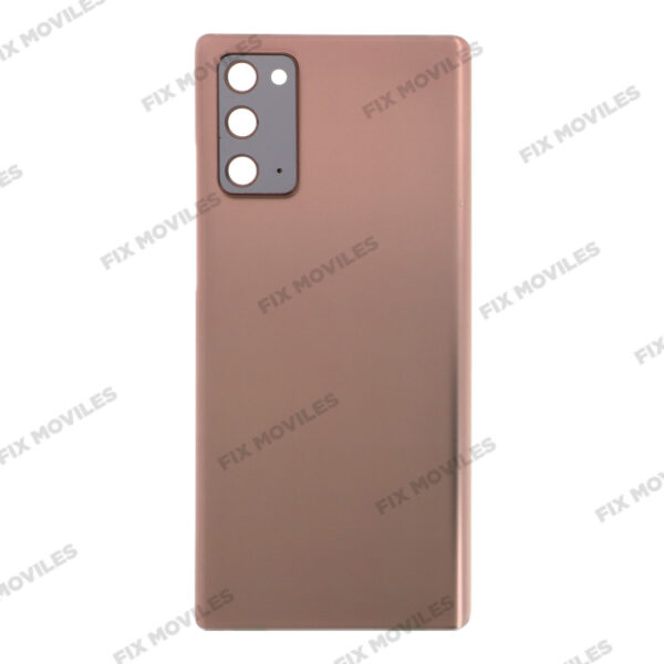 Tapa Trasera para Samsung Note 20 N980F Oro Con Lente (SIN LOGO)