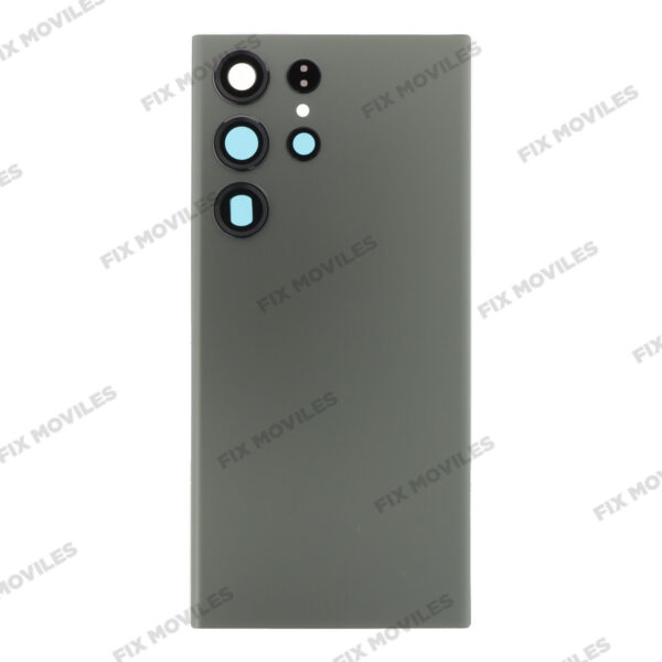 Tapa Trasera para Samsung S23 Ultra S918B Verde Con Lente (SIN LOGO)