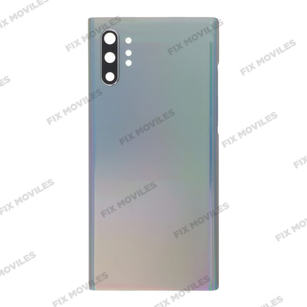 Tapa Trasera para Samsung Note 10 Plus N975F Plata con Lente EXCELLENT