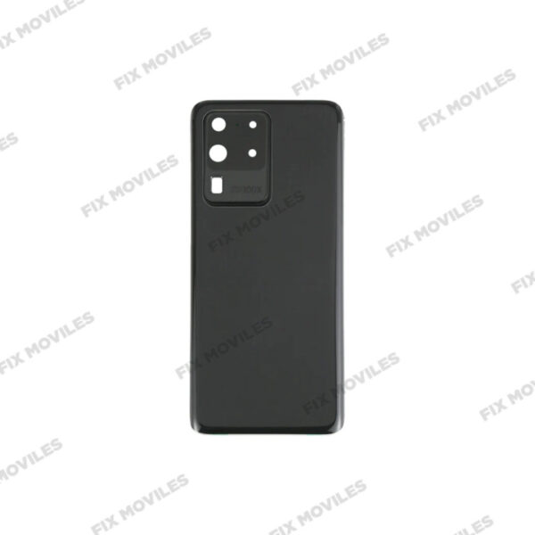 Tapa Trasera para Samsung S20 Ultra G988 Negro con Lente
