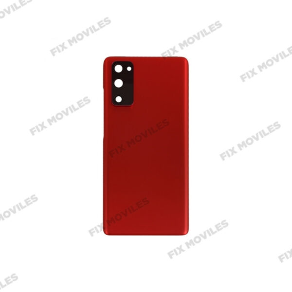 Tapa Trasera Samsung S20 FE G780F Rojo con Lente