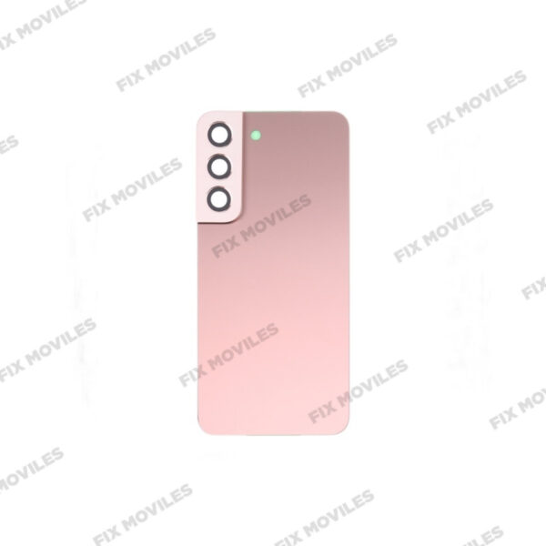 Tapa Trasera Samsung S22 5G S901B Rosa con Lente