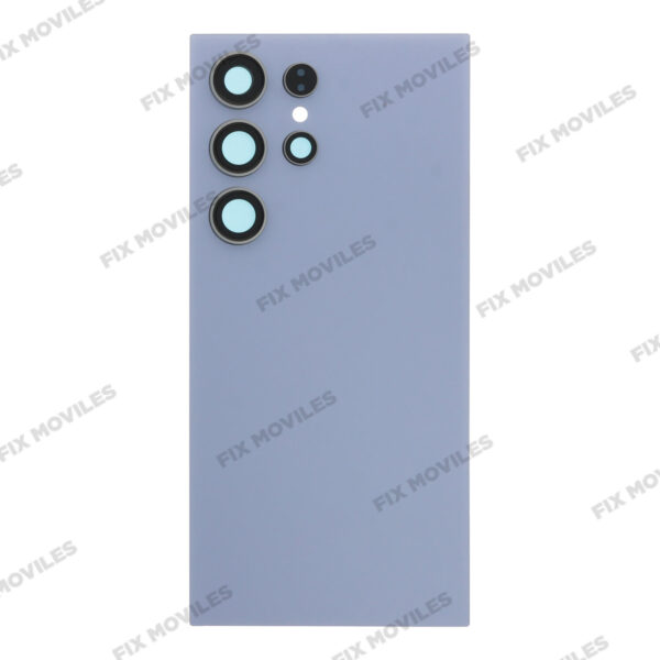 Tapa Trasera para Samsung S24 Ultra S928B Azul con Lente