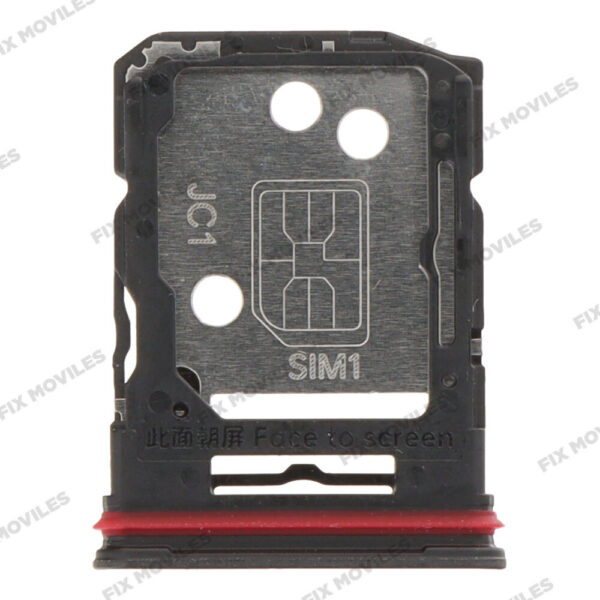 Bandeja SIM para OPPO Reno 13F 5G / Reno13 FS CPH2699 Negro/Gris