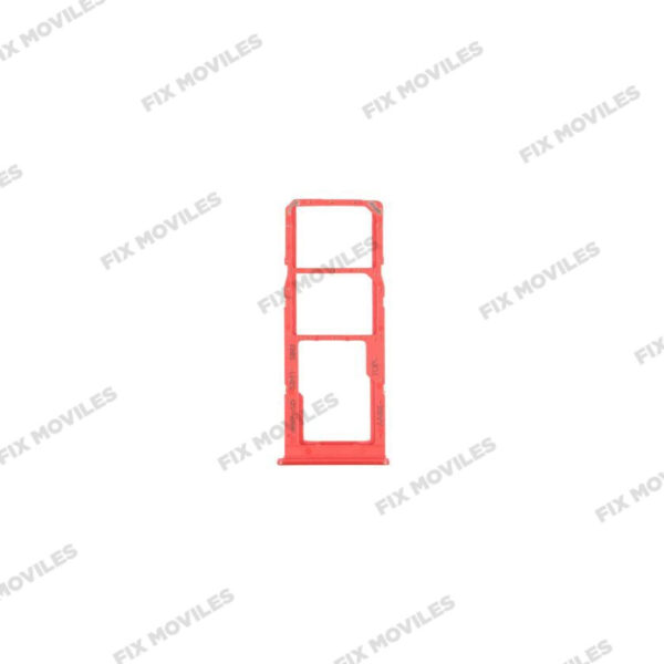 Bandeja de SIM para Samsung A12 A125F Rojo