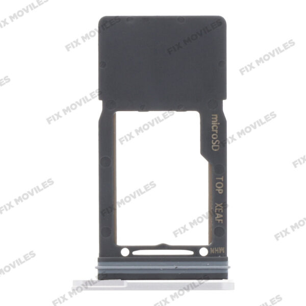 Bandeja de SIM Tarjeta única para Samsung Tab S9 FE/Tab S9 FE Plus X510/X610 WiFi Version Plata