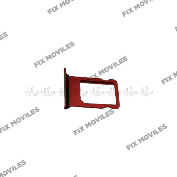 Bandeja de SIM para iPhone 8G / iPhone SE 2020 Rojo