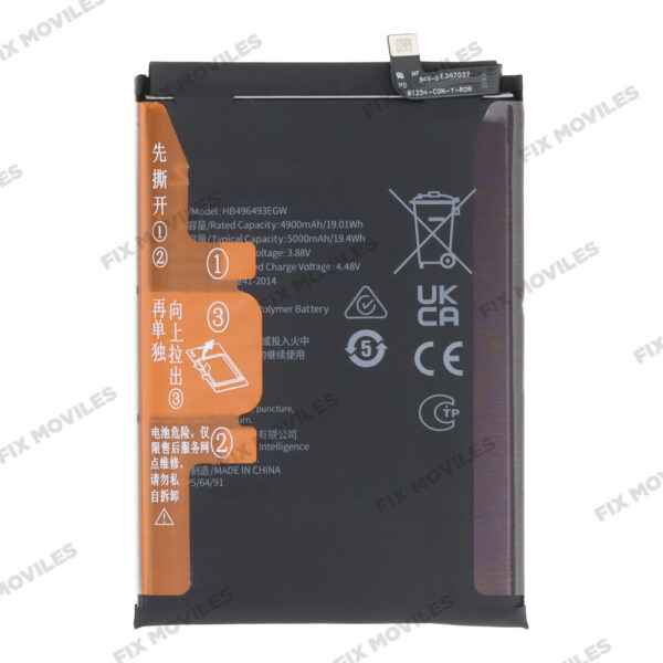 Batería Huawei Nova Y90 HB496493EGW 5000mAh