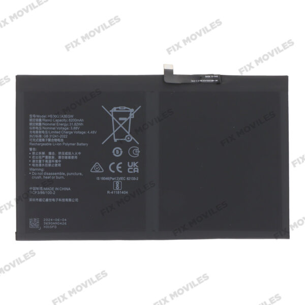 Batería Huawei Honor Pad 9 HB30G1A3EGW 8300mAh