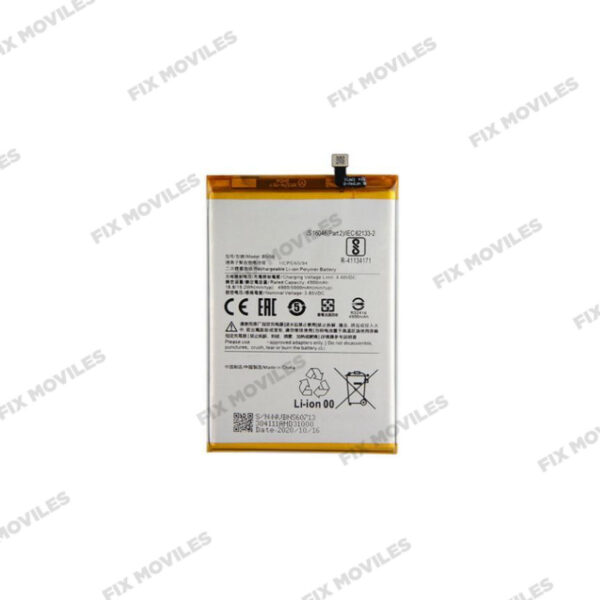 Batería Xiaomi Redmi 9A (M2006C3LG) / REDMI 9C (M2006C3MG, M2006C3MT) / REDMI 10A (220233L2C, 220233L2G, 220233L2I) / REDMI A1 (220733SI) / REDMI A1 PLUS (220733SFG) / XIAOMI POCO M2 PRO BN56