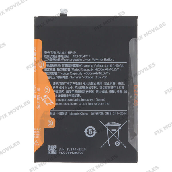 Batería Xiaomi Redmi Pad Pro BP4M 4300mAh