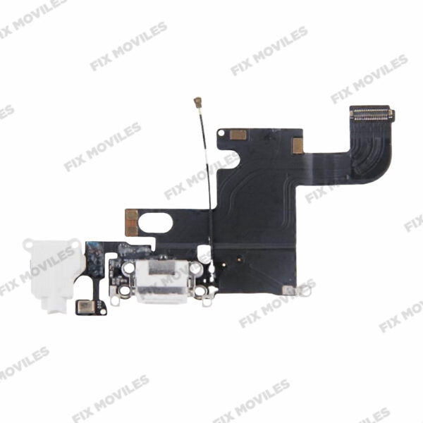 Cable Flex de Carga y audio jack para iPhone 6G Blanco