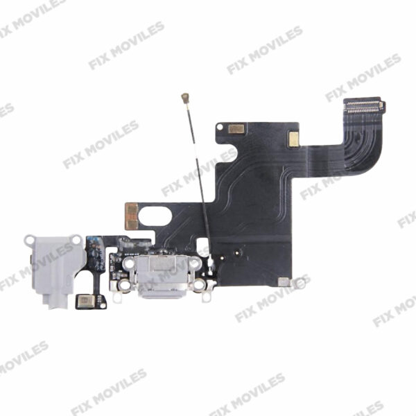 Cable Flex de Carga y audio jack para iPhone 6G Gris