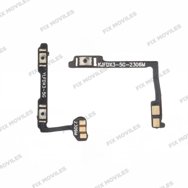 Cable Flex de Encendido y Volumen para OPPO Find X3 PEDM00 / Find X3 Pro CPH2173
