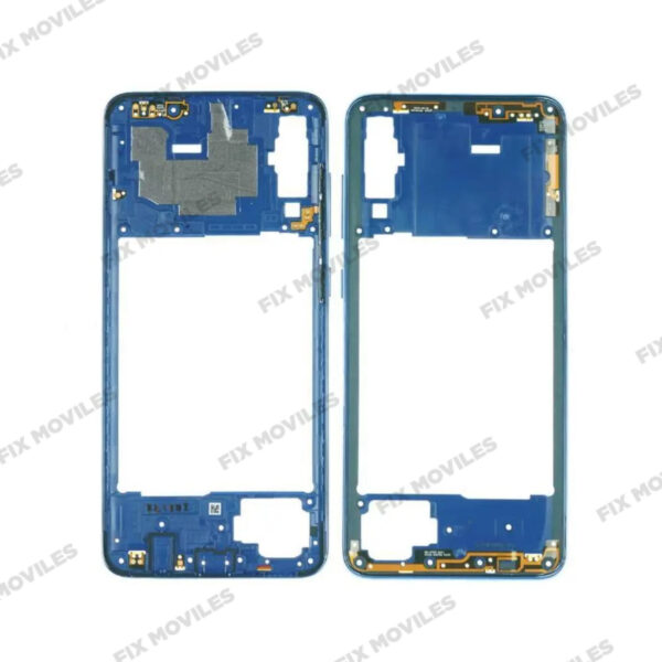 Carcasa Intermedia para Samsung A70 A705 Azul