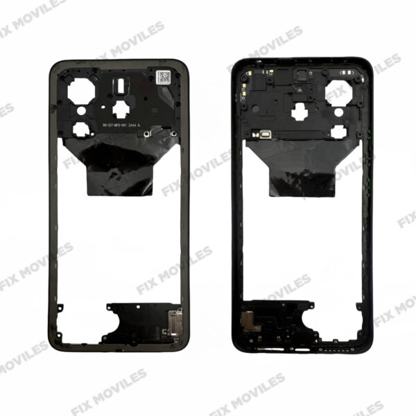 Carcasa Trasera(B) para Xiaomi Redmi Note 14 4G Negro (VERSION BIG COVER)