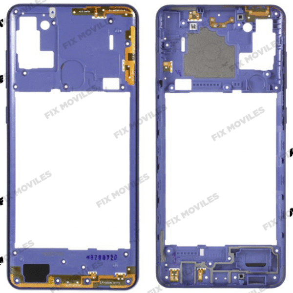 Carcasa intermedia para Samsung A21S A217F Azul