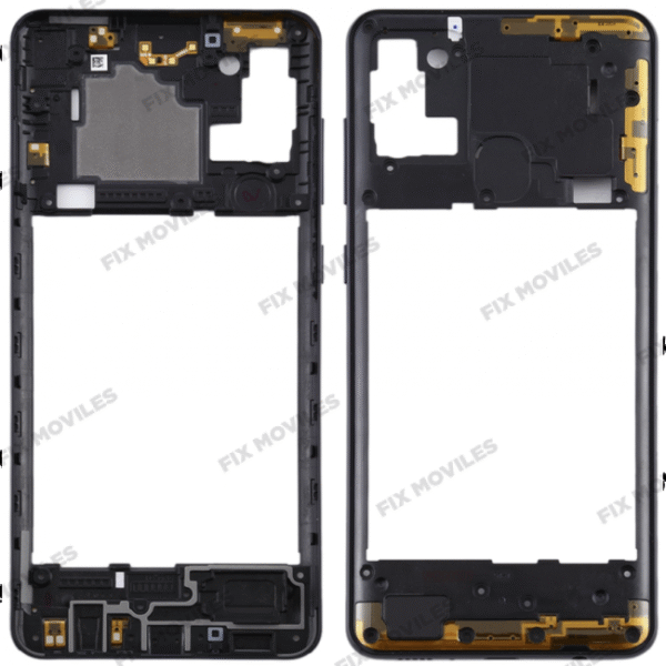Carcasa intermedia para Samsung A21S A217F Negra